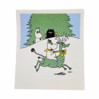 Moomin Dishcloth - Snork and Reindeer