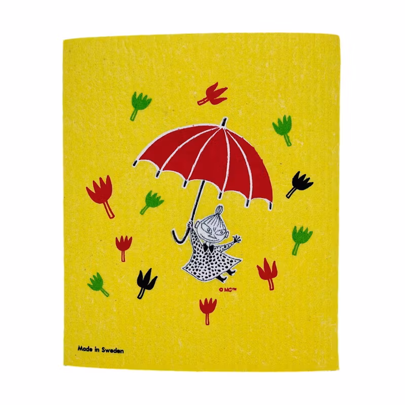Moomin dishcloth Little My Yellow