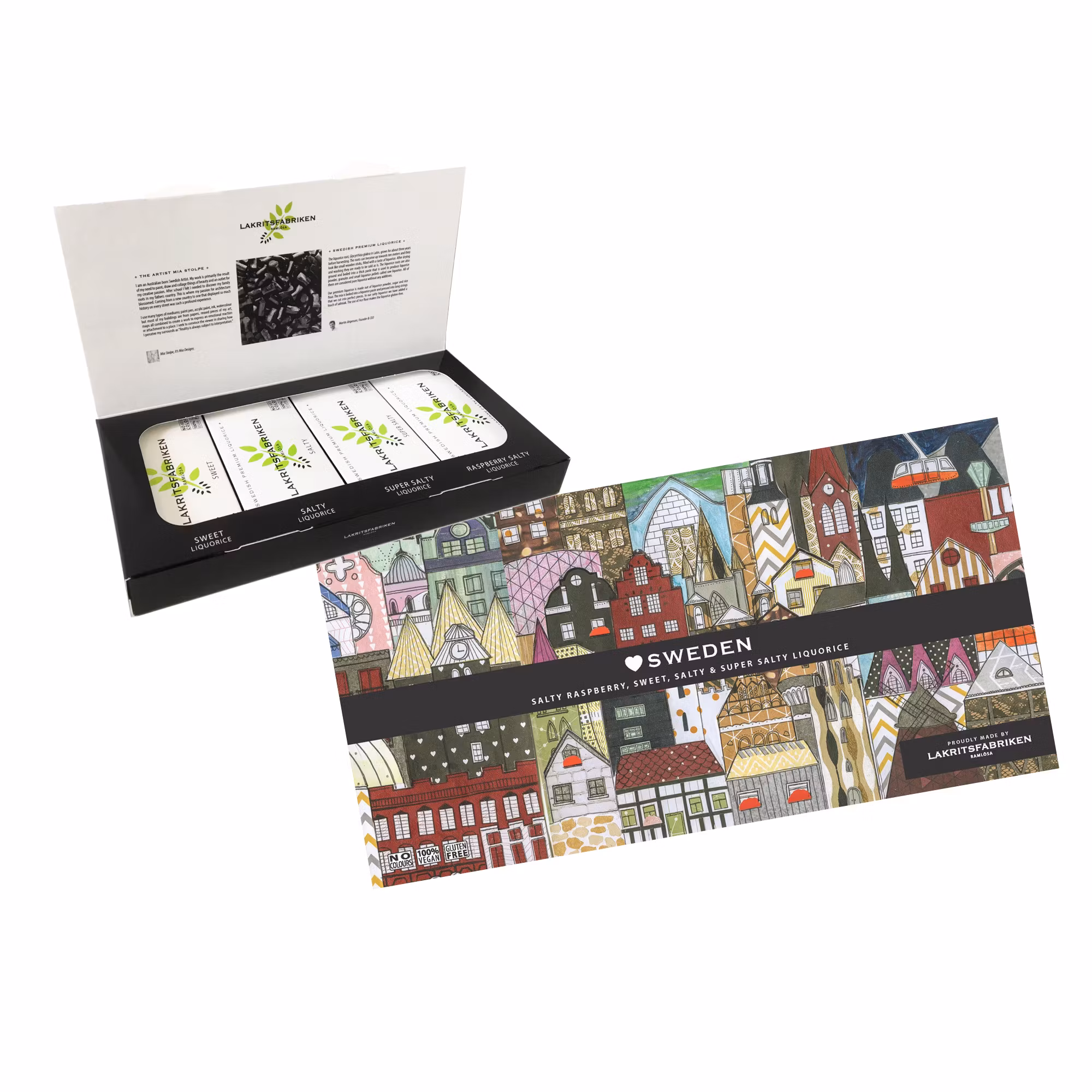 Lakritsfabriken Sweden Premium Liquorice Giftpack -160 grams