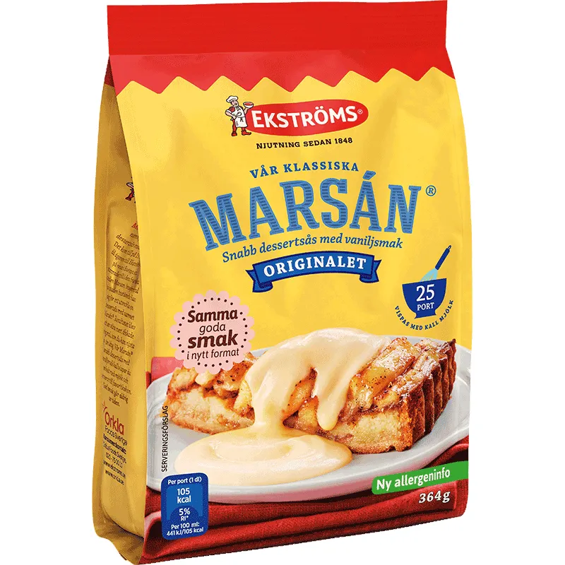 Ekströms Marsán Instant Custard - 364 grams - Scandinavian Online Store