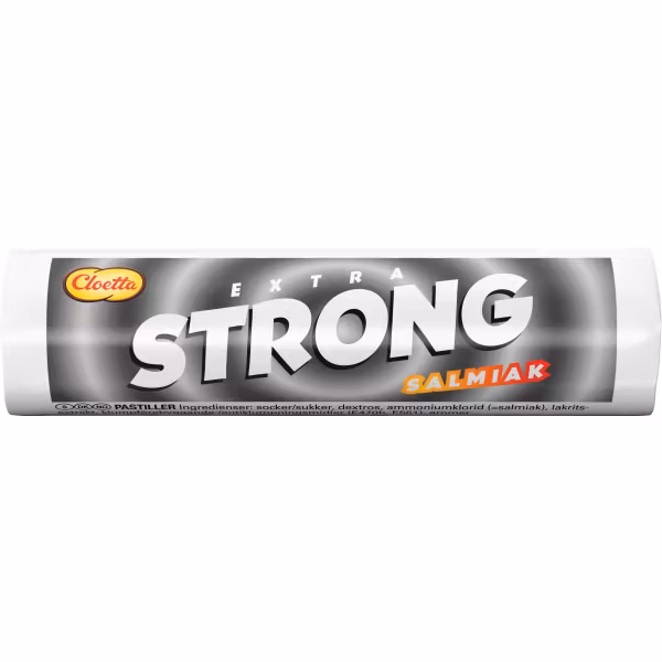 Salmiak Extra Forte Cloetta - 25 grammi