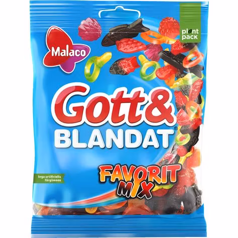Mezcla Favorit Malaco Gott & Blandat - 190 gramos