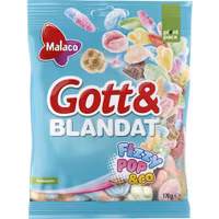 Malaco Gott & Blandat Fizzy Pop & Co - 170 grams