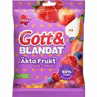 Malaco Gott & Blandat Real Berries And Fruit - 220 grams