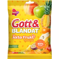 Malaco Gott & Blandat Real Fruit Tropical - 220 grams