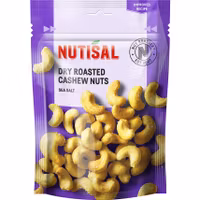Nutisal Dry Roasted Cashews Crystal Sea Salt - 140 grams