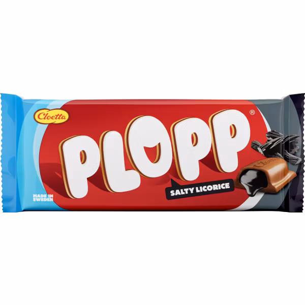 Cloetta Plopp Salty Licorice - 80 grams