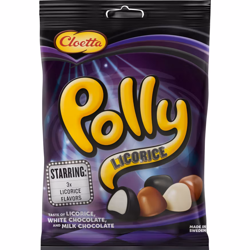 Réglisse Cloetta Polly - 150 grammes