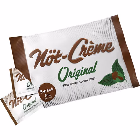 Nötcreme Original paquete de 5 - 90 gramos