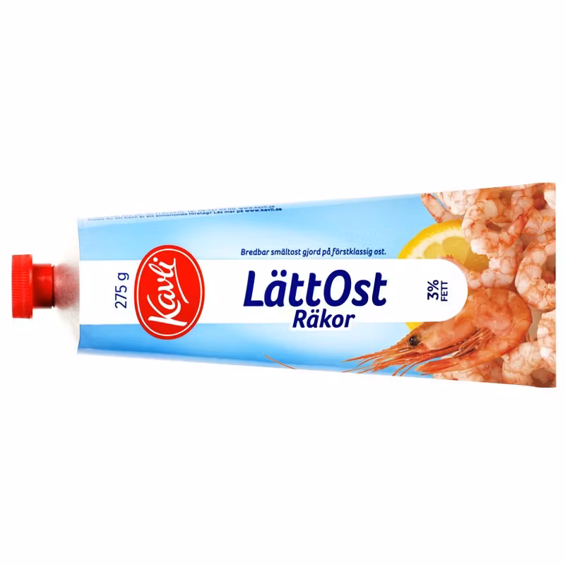 Kavli Soft Cheese Spread Shrimp Light - 275 grams