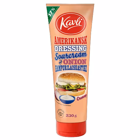 Kavli American Dressing Sauerrahm und Zwiebeln - 230 Gramm