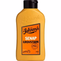 Johnny's Senap Grovstark Coarse Ground Hot Mustard - 500 grams