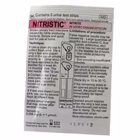 Nitristic Urinary Tract Infection Test Sticks - 5 pcs