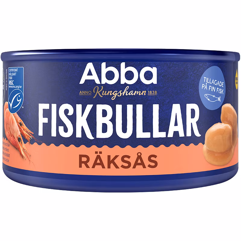 Abba-Fischbällchen in Garnelensauce - 375 Gramm