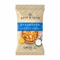 Dave & Jon's Roasted Broad Beans With Sour Cream & Onion - 100 grams