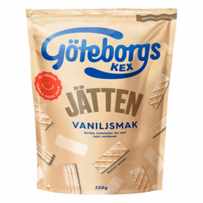 Göteborgs Kex Jätten Vanille – 250 Gramm
