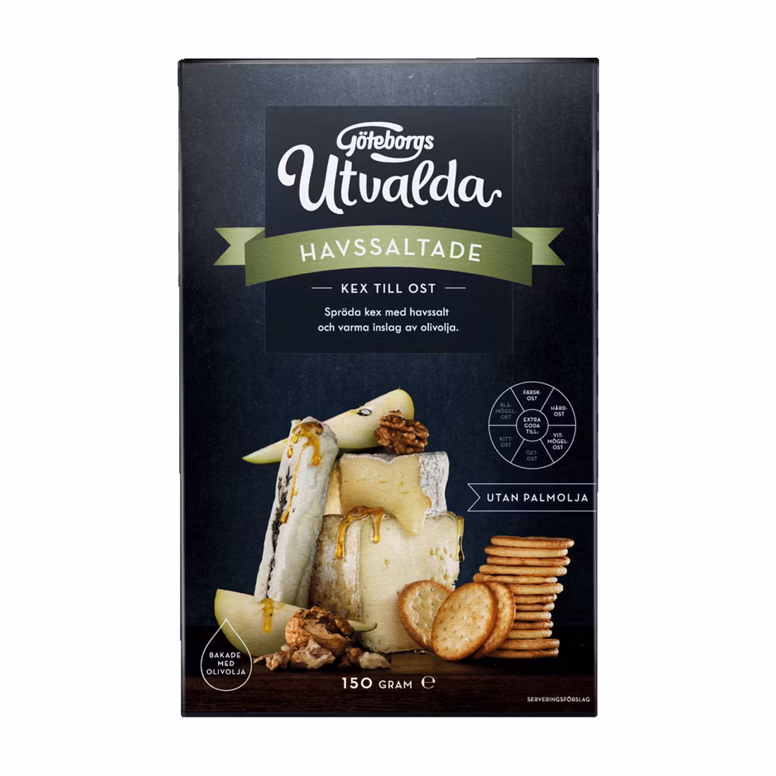 Sal marina Göteborgs Kex Utvalda - 150 gramos