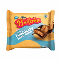 Göteborgs Kex Ballerina Filled Cookies Chocolate Peanut Butter - 128 grams