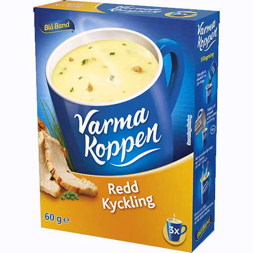 Soupe au poulet épaissie Blå Band Varma Koppen - 60 grammes (3 portions)