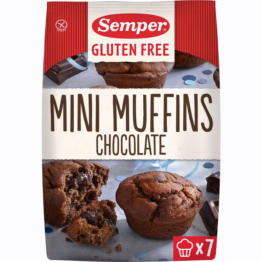 Semper Mini Muffins Schokolade - 185 Gramm
