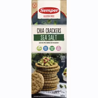 Semper Chia Crackers Sea Salt - 160 grams