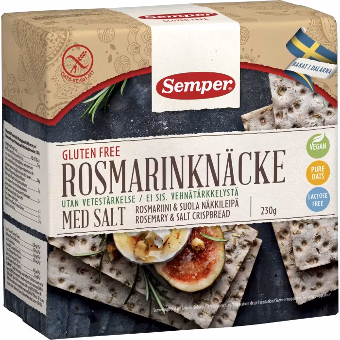 Semper Rosemary Crispbread - 230 grammi