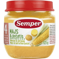 Semper Baby Food Corn & Potato 4 months - 125 grams