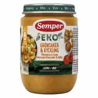 Semper Organic Vegetables & Chicken 6 months - 190 Grams