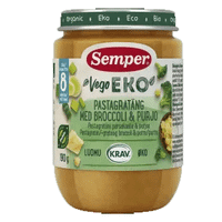 Semper Organic Pasta Gratin With Broccoli And Leeks 8 months - 190 grams