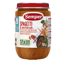Semper Spaghetti Bolognese 8 months - 190 grams