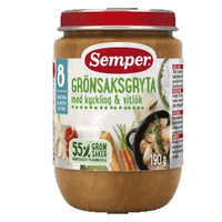 Semper Vegetable Stew With Chicken & Garlic 8 months - 190 grams