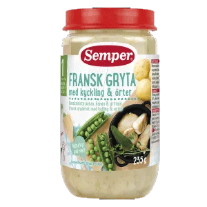 Ragoût français Semper au poulet et aux herbes - 1 an - 235 grammes