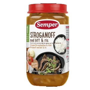 Semper Stroganoff au bœuf et au riz 1 an - 235 grammes