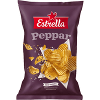 Estrella Potato Chips, Black Pepper - 275 grams