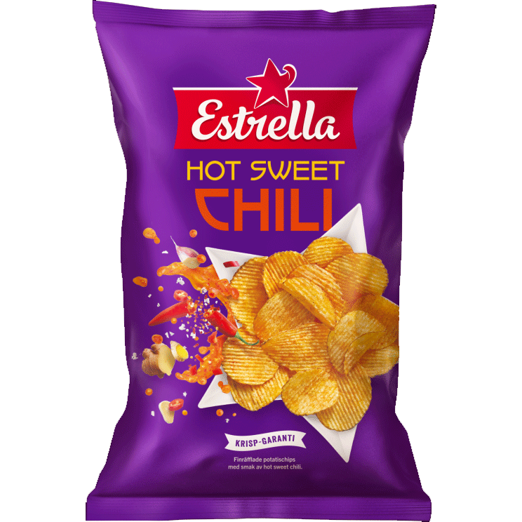 Papas fritas Estrella, chile dulce picante - 275 gramos