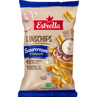 Estrella Lentil Chips, Sourcream & Onion - 110 grams