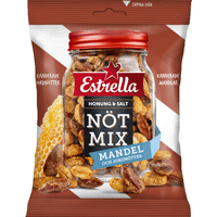 Estrella Nut Mix, Almonds And Peanuts, Honey & Salt - 175 grams