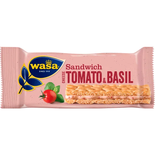 Wasa Sandwich Cheese, Tomato & Basil - 40 grams