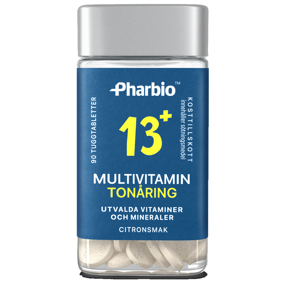 Pharbio 13+ Multivitamin Teenager - 90 Kautabletten