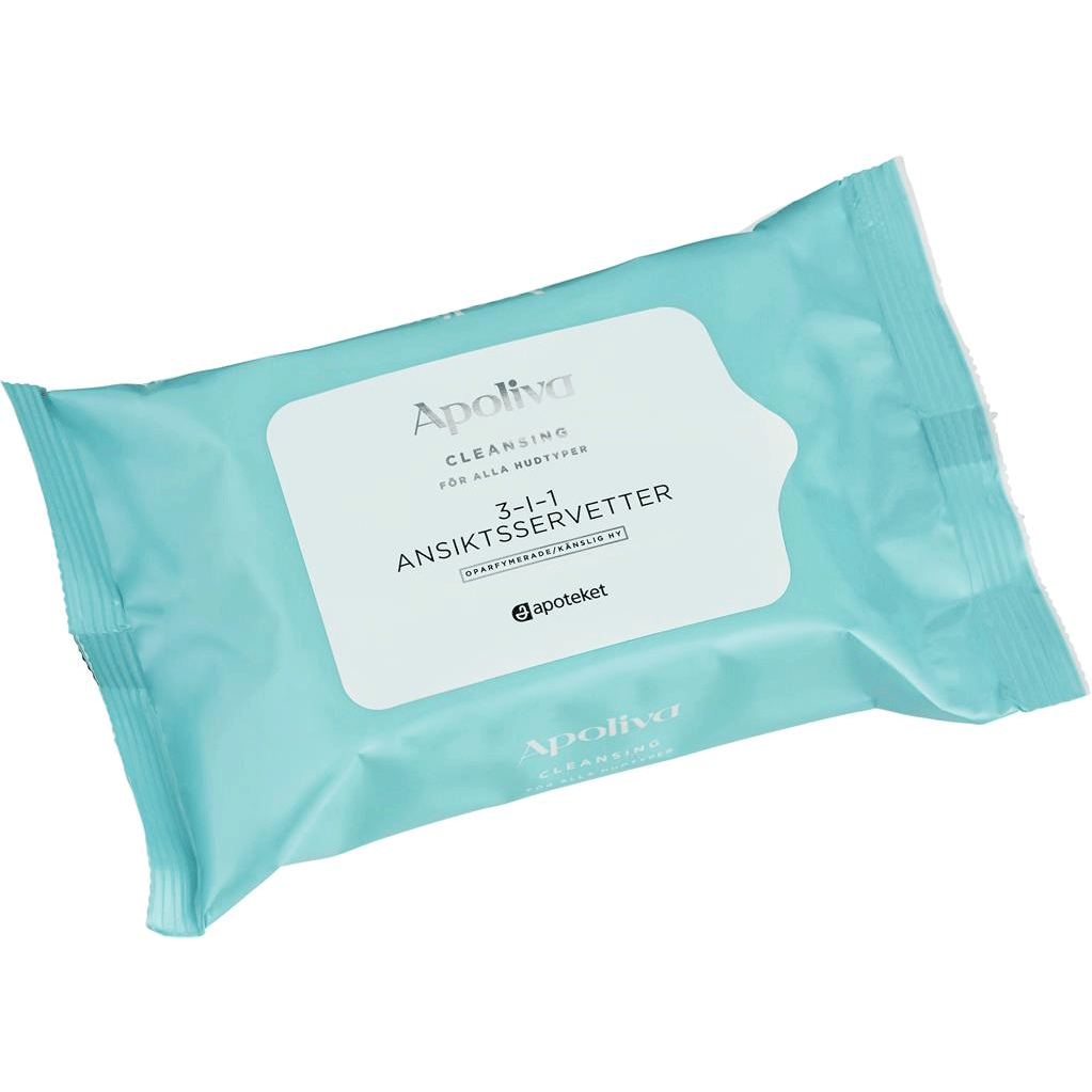 Apoliva Cleansing 3-in-1 Facial Tissues - 25 pcs