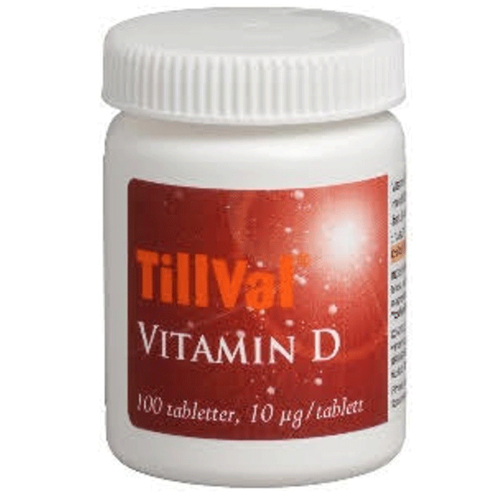 TillVal Vitamina D - 100 compresse