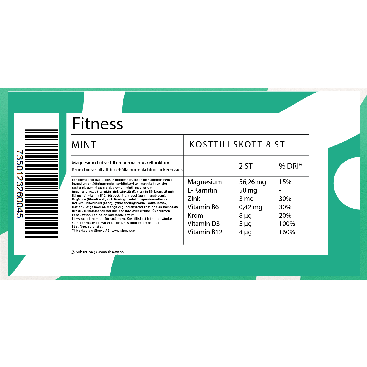 Shewy Fitness - 8 pièces