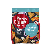 Finn Crisp Snacks, Creamy Ranch - 150 grams