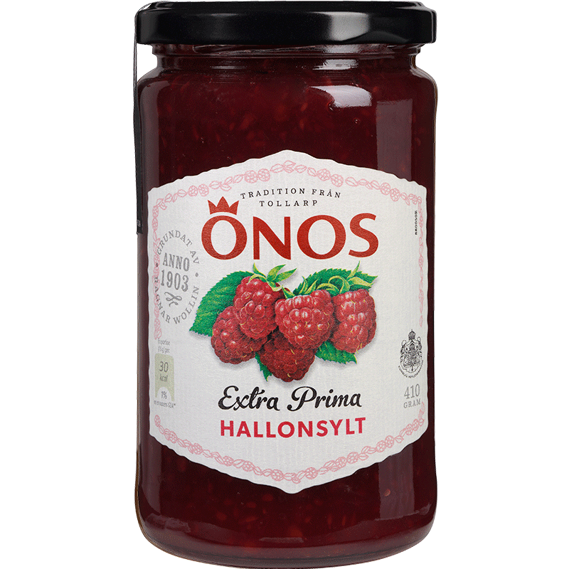 ÖNOS Extra Prima Himbeermarmelade - 410 Gramm