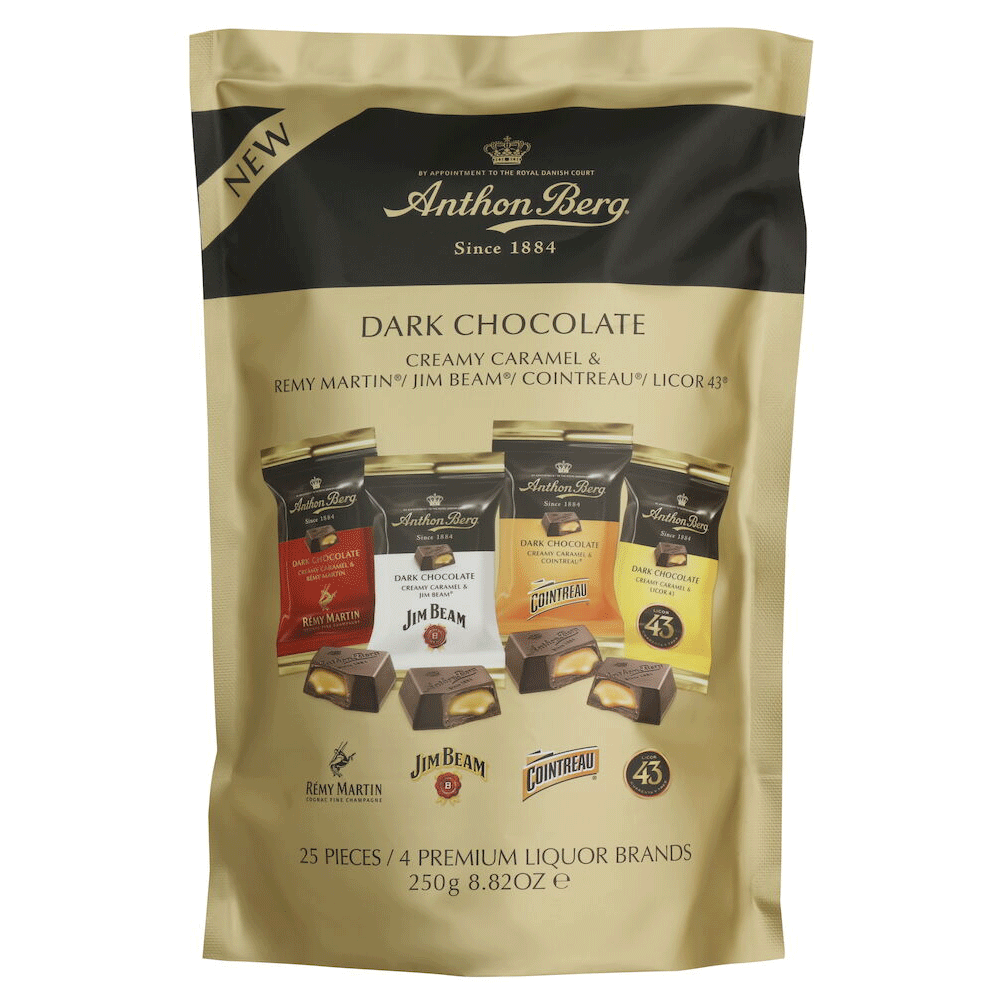 Mini cioccolatini ripieni di liquore Anthon Berg - 250 grammi