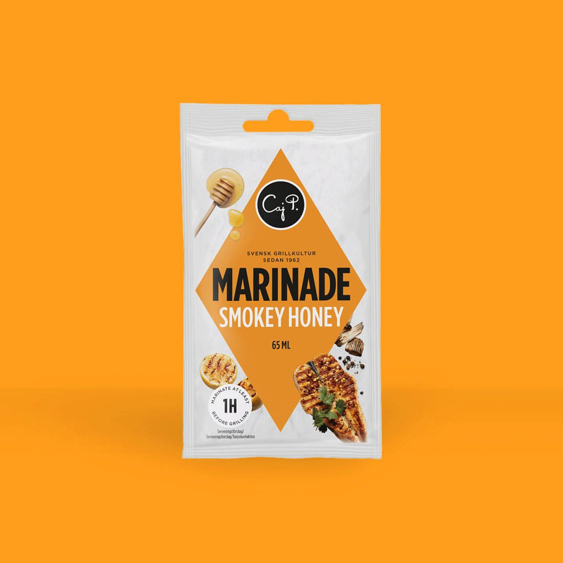 Marinade Caj P. Miel Fumé - 65 ml