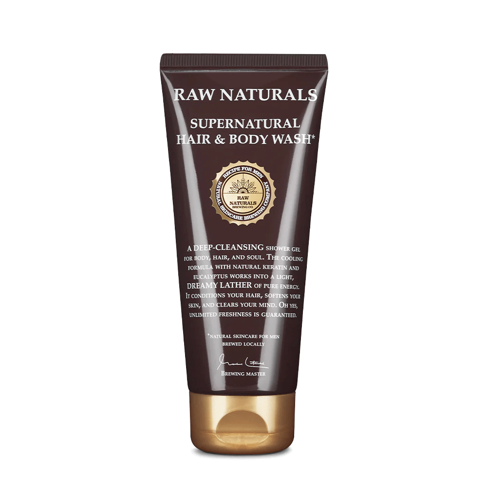 Raw Naturals Supernatural Haar- en Lichaamswas - 200 ml