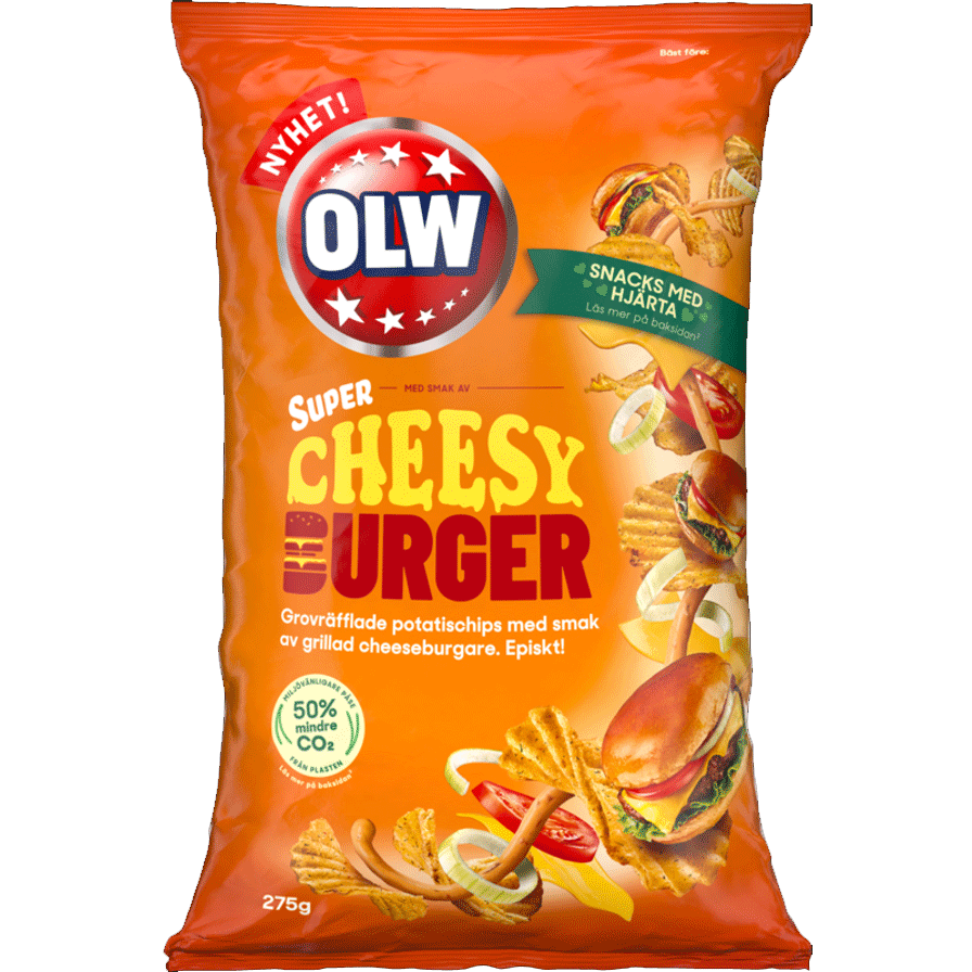 Burger au fromage OLW - 275 grammes