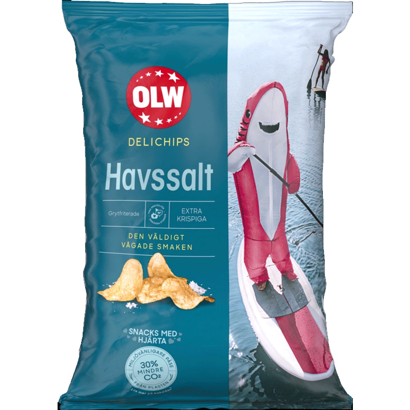 Sal marina OLW Delichips - 150 gramos