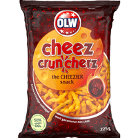 OLW cheez cruncherz Flamin' Hot - 225 grams